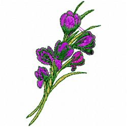 Flowers Embroidery Design 6